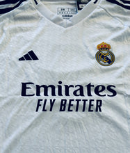 Load image into Gallery viewer, Kylian Mbappe 9 Real Madrid 2023/24 Home Youth Kids ADIDAS Jersey 15 champions league White UCL champions league Soccer jersey