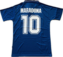 Load image into Gallery viewer, Diego Maradona #10 Argentina Adidas 1994 World Cup Away Jersey - Blue Vintage Retro Kit