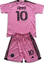 Load image into Gallery viewer, Lionel Messi 10 Inter Miami CF Adidas 2024 MLS League Football Soccer Jersey Primary Kids YOUTH