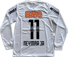 Load image into Gallery viewer, Neymar JR 11  Nike Santos FC Soccer Jersey Classic White Football Shirt Long Sleeve MENS