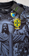 Load image into Gallery viewer, RAZIL REDEEMER AWAY Black Rare Christ the Redeemer 5 Star Brazil CBF Patch with stars