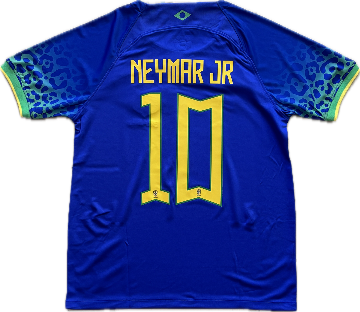 Neymar Jr. 10 Nike Brazil Away Jersey 2025 Iconic Blue Design with