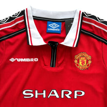 Load image into Gallery viewer, Kids David Beckham 7 Manchester United 1998-99 Retro Home Jersey & Shorts Set Umbro