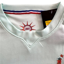 Load image into Gallery viewer, Kids Kylian Mbappe 10 France 2026 World Cup Away Jersey & Shorts Set Nike - Ice Blue & Vintage Crest