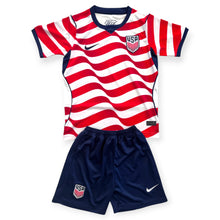 Load image into Gallery viewer, Kids USA USMNT World Cup Home "Stripes" Jersey & Shorts Set Nike