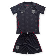Load image into Gallery viewer, Kids USA USMNT World Cup "Stars" Jersey & Shorts Set Nike - Black