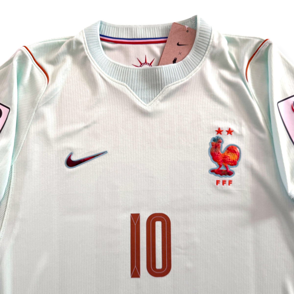 Nike フランス代表 MBAPPE 10 アウェイユニ長袖 Kylian Mbappe 10 France 2026 World Cup Away Jersey Nike - Ice Blue