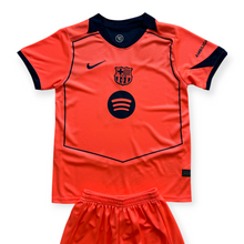 Load image into Gallery viewer, Lamine Yamal #10 FC Barcelona 2025-2026 Third Kids/Youth Jersey - Total 90 "Bright Mango" Edition