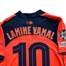 Load image into Gallery viewer, Lamine Yamal #10 FC Barcelona Nike 2025-26 Third Jersey - Total 90 "Bright Mango" Champions League Edition MEN