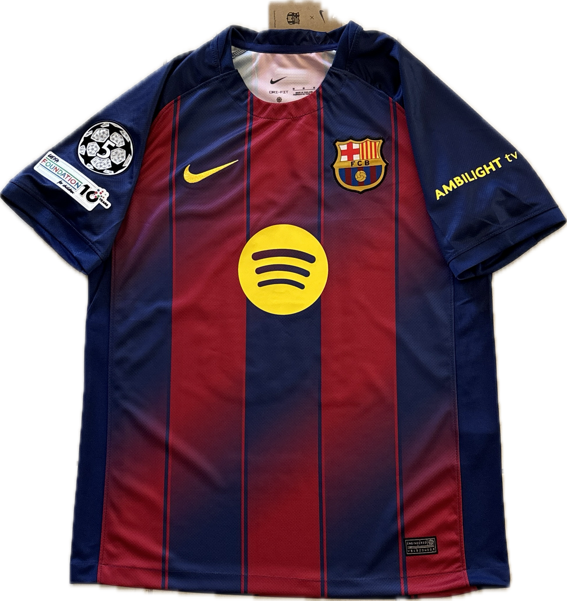 Lamine Yamal #10 FC Barcelona Nike 2025 2026 Home Jersey