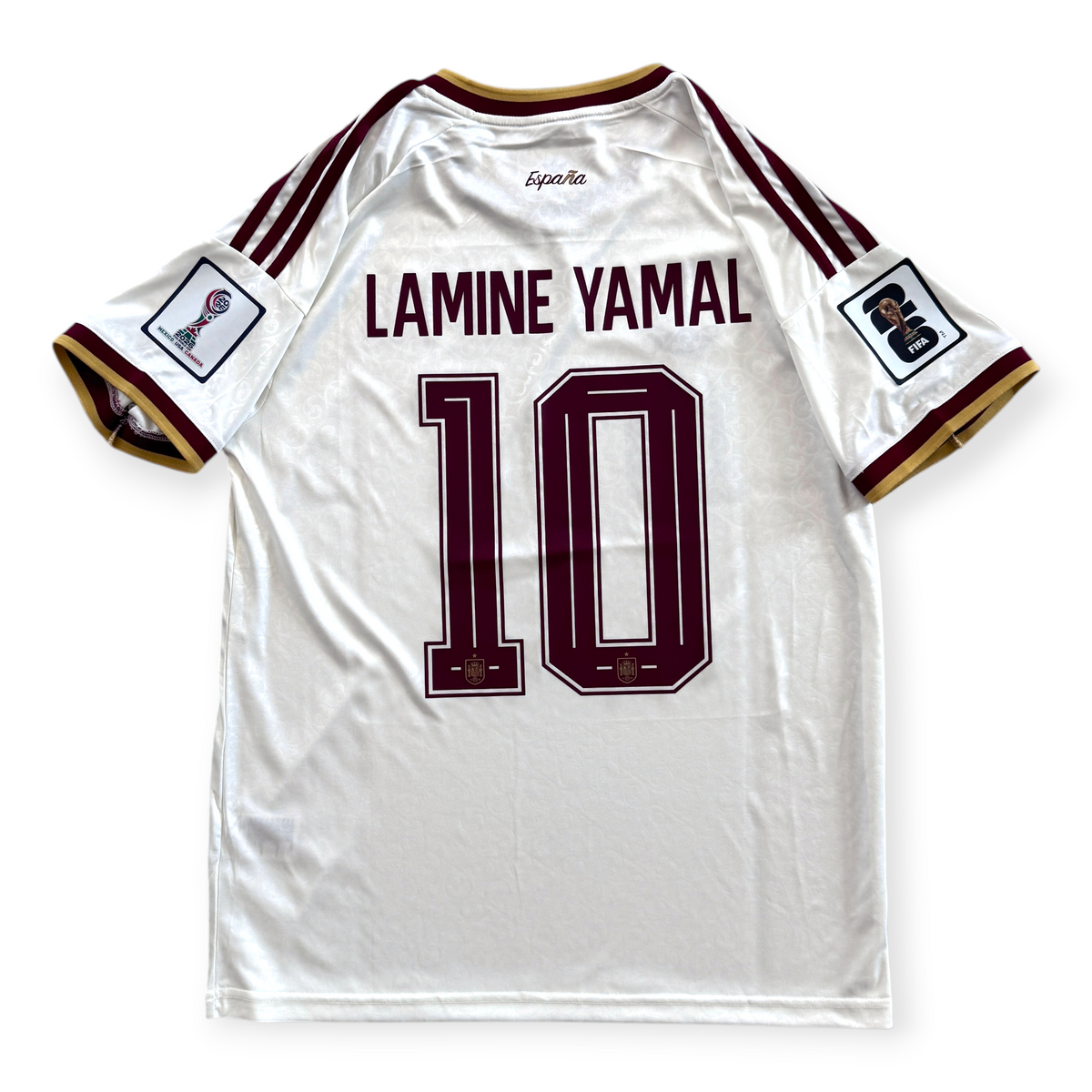 Lamine Yamal 10 Spain 2026 World Cup Adidas Home Soccer Jersey Men
