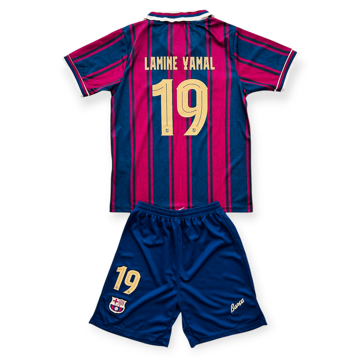 Lamine Yamal #19 FC Barcelona 2025-26 125th Anniversary Home Kids