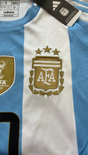 Load image into Gallery viewer, Argentina Lionel Messi 10 Adidas FIFA 3 Star World Cup Star 2024 Copa Gold Edition Jersey MENS