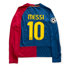 Load image into Gallery viewer, Lionel Messi #10 FC Barcelona 2008-2009 Home Long Sleeve Men's Jersey - Rome Final Edition