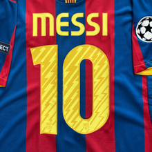 Load image into Gallery viewer, Lionel Messi #10 FC Barcelona 2010-2011 Home Men's Jersey - London Final Wembley Edition