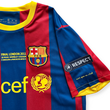 Load image into Gallery viewer, Lionel Messi #10 FC Barcelona 2010-2011 Home Men's Jersey - London Final Wembley Edition