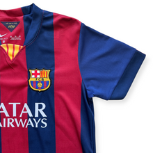 Load image into Gallery viewer, Lionel Messi #10 FC Barcelona 2014-2015 Home Kids Jersey & Shorts Set - Retro Treble Kit
