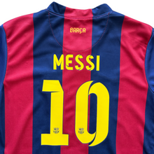 Load image into Gallery viewer, Lionel Messi #10 FC Barcelona 2014-2015 Home Kids Jersey & Shorts Set - Retro Treble Kit