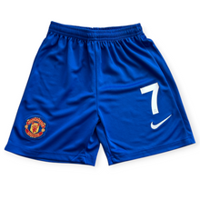 Load image into Gallery viewer, Manchester United 2007/2008 Cristiano Ronaldo Blue Nike Soccer Jersey Blue Champions League YOUTH KIDS