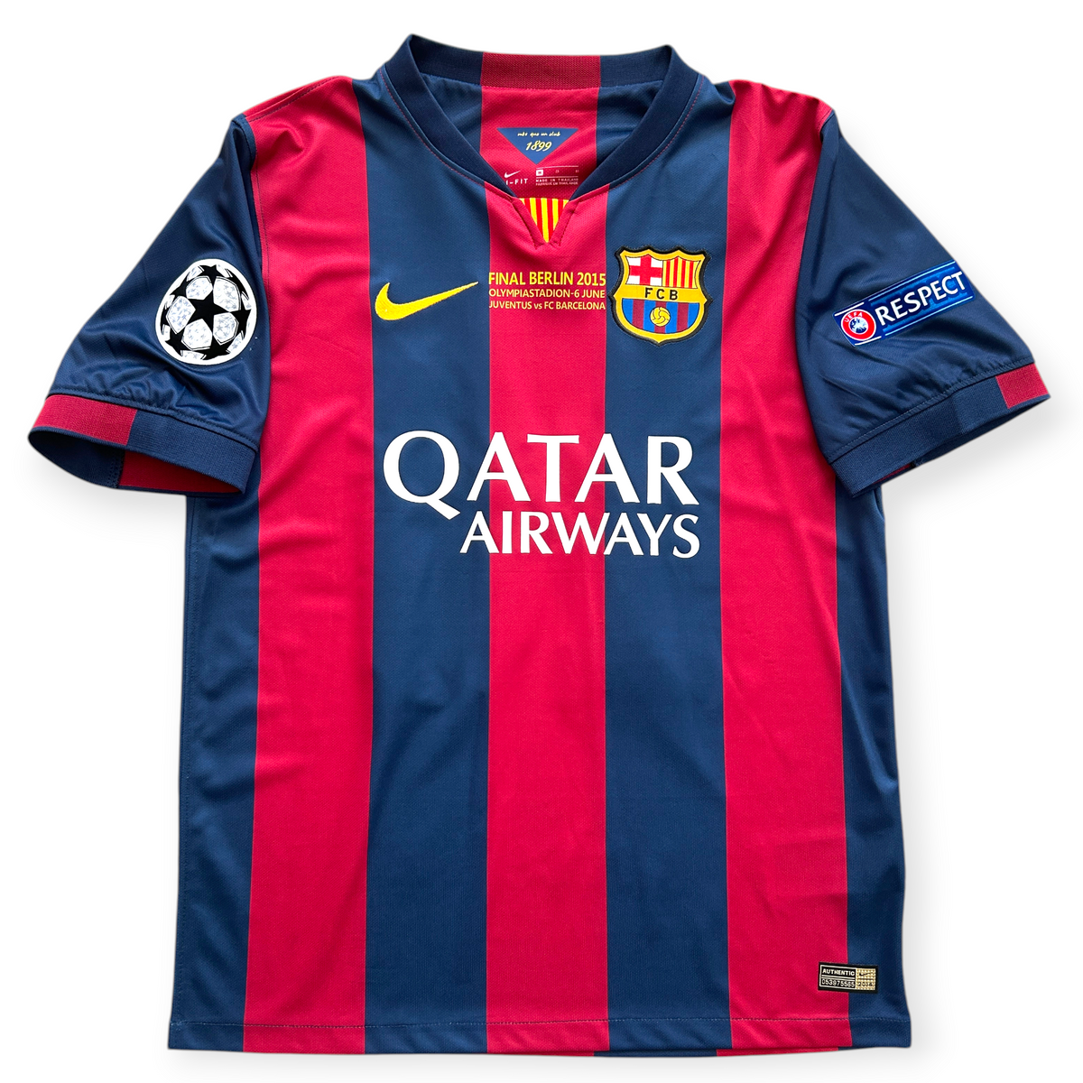Lionel Messi #10 FC Barcelona Nike 2015 Final Berlin Champions