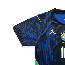 Load image into Gallery viewer, Neymar Jr #10 Brazil "Jumpman" Away Kids Kit - 2026 World Cup - Jordan Brand Kids Jersey & Shorts Set