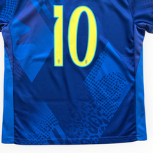 Load image into Gallery viewer, Neymar Jr #10 Brazil Nike 2025-26 Away Jersey Kit - Youth/Kids Blue & Green Edition