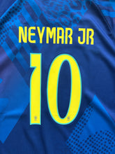 Load image into Gallery viewer, Neymar Jr #10 Brazil Nike 2025-26 Away Jersey Kit - Youth/Kids Blue & Green Edition