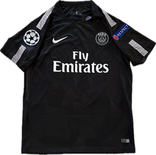Load image into Gallery viewer, PSG Neymar jersey front fly emirates with nike logo and ball star patch