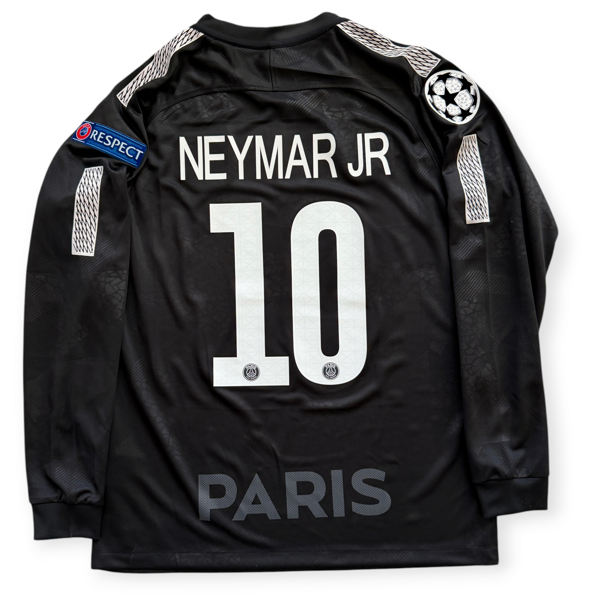 Neymar Jr #10 PSG 2018-19 Nike Champions League Third Jersey