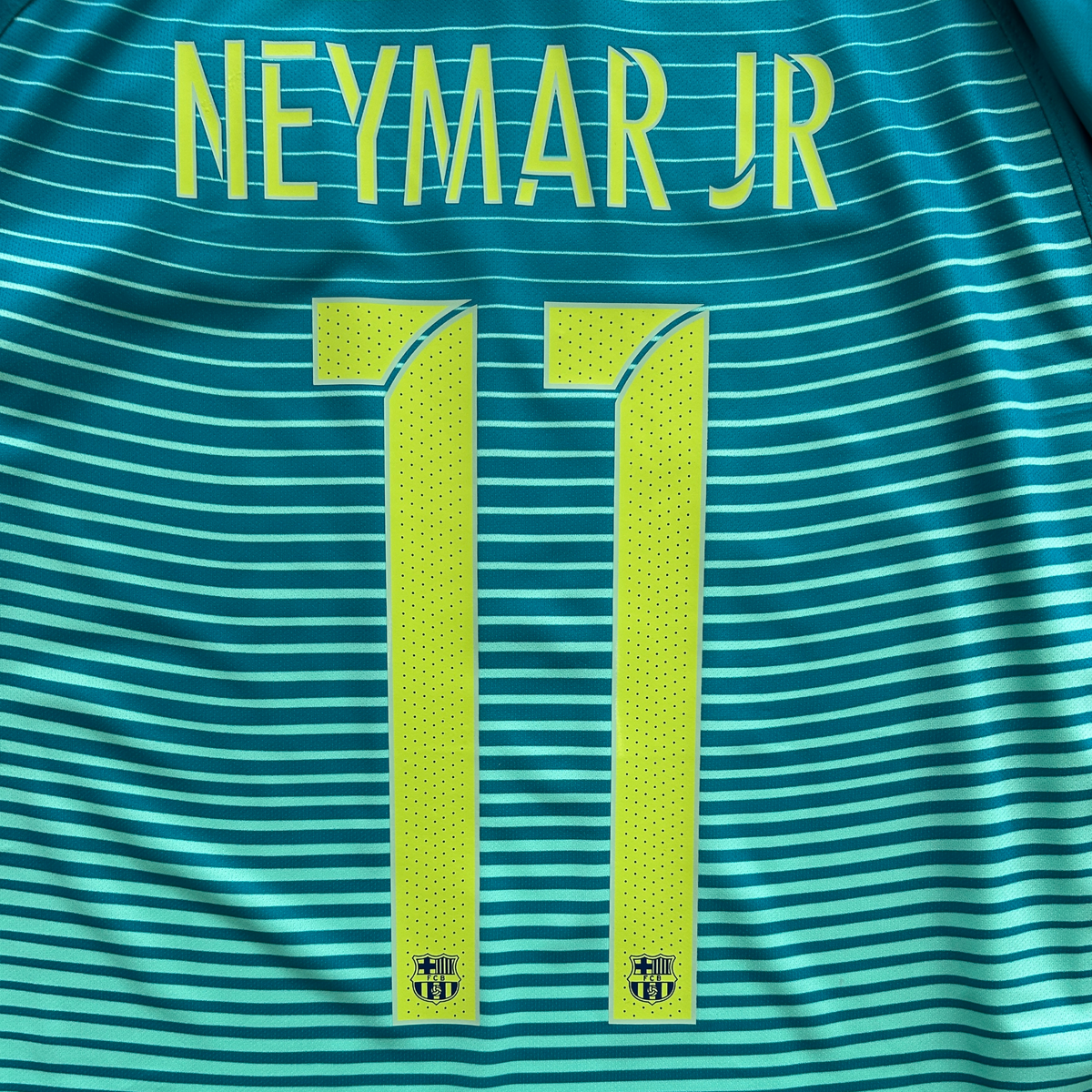 Neymar Jr #11 FC Barcelona 2015-2016 Third Men's Jersey - 