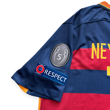 Load image into Gallery viewer, Neymar Jr 11 FC Barcelona 2015 Nike Final Champions League Football Soccer Jersey MENS
