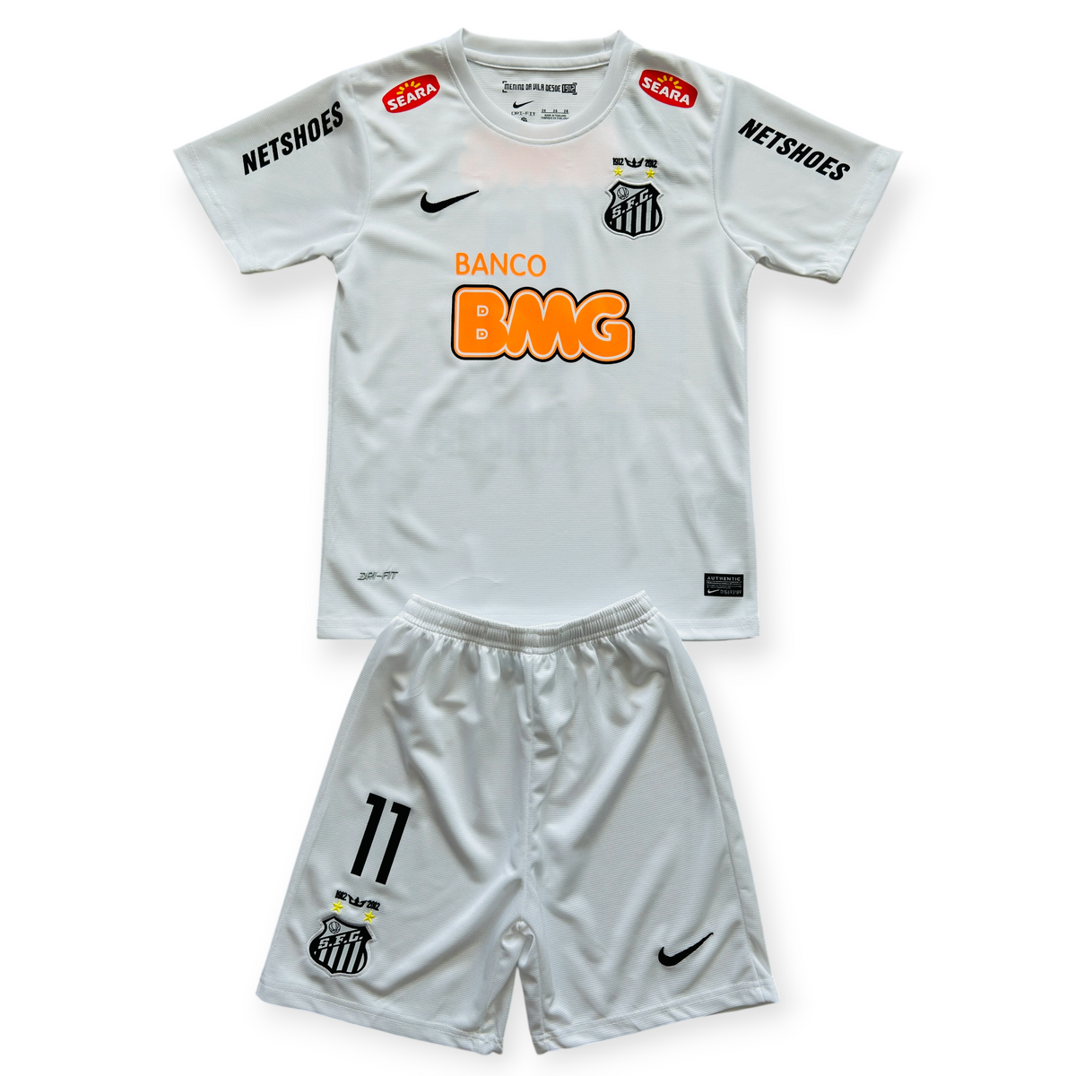 Nike サントスFC ジャージ NEYMAR JR 11 Neymar Jr #11 Santos FC Retro Home Jersey - 
