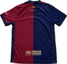 Load image into Gallery viewer, Nike FC Barcelona Travis Scott Cactus Jack Home MENS Champions League Football Soccer Jersey Blue Red back