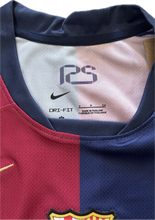 Load image into Gallery viewer, Nike FC Barcelona Travis Scott Cactus Jack Home MENS Champions League Football Soccer Jersey Blue Red front collar