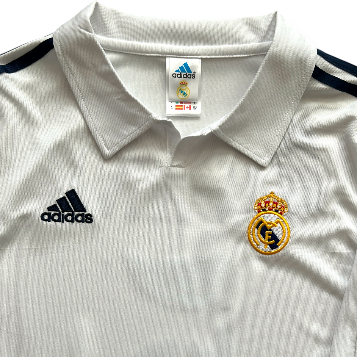 Real Madrid 2002-03 Retro Home Long Sleeve Jersey Zinedine Zidane