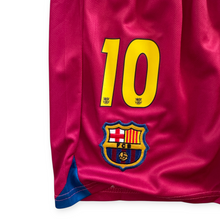 Load image into Gallery viewer, Ronaldinho 10 FC Barcelona 2005-06 Nike Home Retro Long Sleeve Soccer Jersey Kids Youth