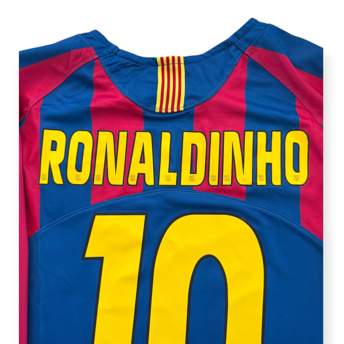 Ronaldinho 10 FC Barcelona 2006 Champions League Final Long Sleeve