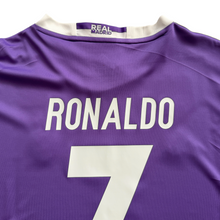 Load image into Gallery viewer, Ronaldo Jersey #7 Madrid 2016-2017 Adidas Real Madrid Long Sleeve Soccer Jersey Champions Cardiff Purple MENS UCL