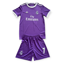 Load image into Gallery viewer, Ronaldo Jersey #7 Madrid 2016-2017 Adidas Real Madrid Soccer Jersey Champions Cardiff Youth Kids