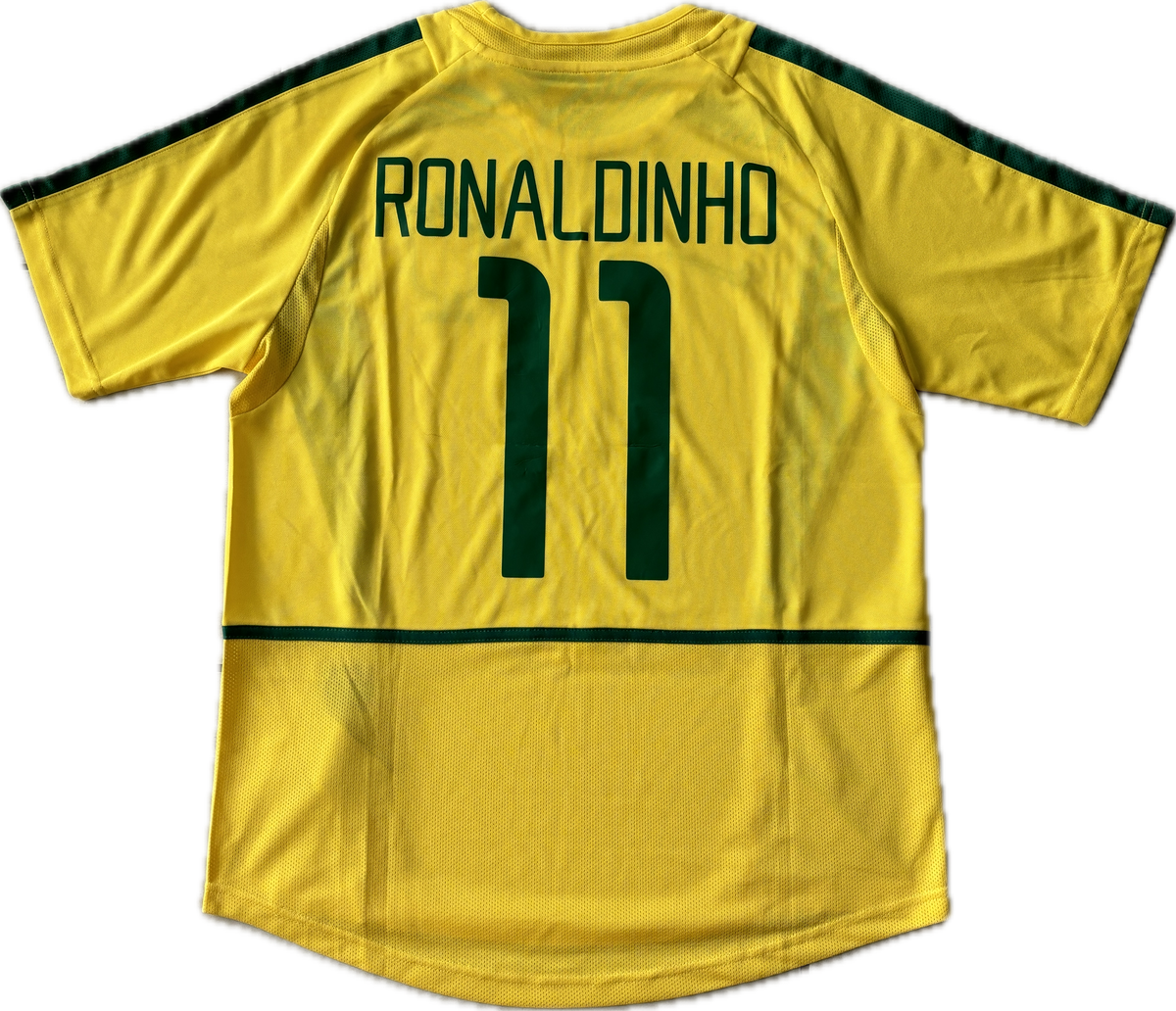 Ronaldinho 11 Brazil Nike National Football Team MENS Yellow Ronaldinho 11 Brazil Nike National Football Team MENS Yellow