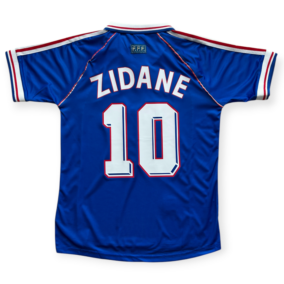 Zinedine Zidane #10 France Adidas 1998 World Cup Away Jersey