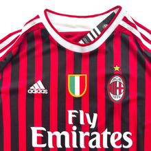 Load image into Gallery viewer, Zlatan Ibrahimović AC Milan Home Jersey 2011/2012 - Champions League with Scudetto Patch