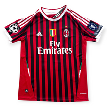Load image into Gallery viewer, Zlatan Ibrahimović AC Milan Home Jersey 2011/2012 - Champions League with Scudetto Patch