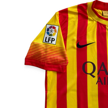 Load image into Gallery viewer, Neymar Jr #11 FC Barcelona 2013-14 Away Jersey - Yellow & Red Senyera Nike Kit MEN