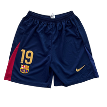 Load image into Gallery viewer, barcelona-lamine-yamal-19-youth-soccer-shorts nike