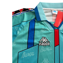 Load image into Gallery viewer, Ronaldo Jr #9 FC Barcelona 1996-97 Retro Away Jersey - Kappa Barca Vintage Retro Kit