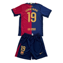 Load image into Gallery viewer, lamine-yamal-19-barcelona-cactus-jack-youth-kit-back nike
