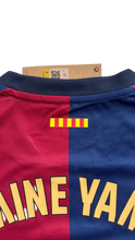 Load image into Gallery viewer, Lamine Yamal #19 FC Barcelona x Travis Scott Cactus Jack Men’s Soccer Jersey collar
