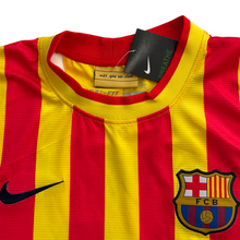 Load image into Gallery viewer, Neymar Jr #11 FC Barcelona 2013-14 Away Jersey - Yellow & Red Senyera Nike Kit MEN