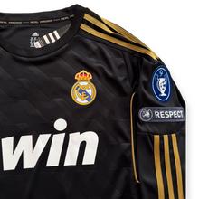 Load image into Gallery viewer, Cristiano Ronaldo 2011-12 Real Madrid Adidas Away Black long sleeve UCL champions league jersey